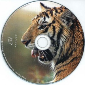 Disc printed using thermal retransfer printing technology.